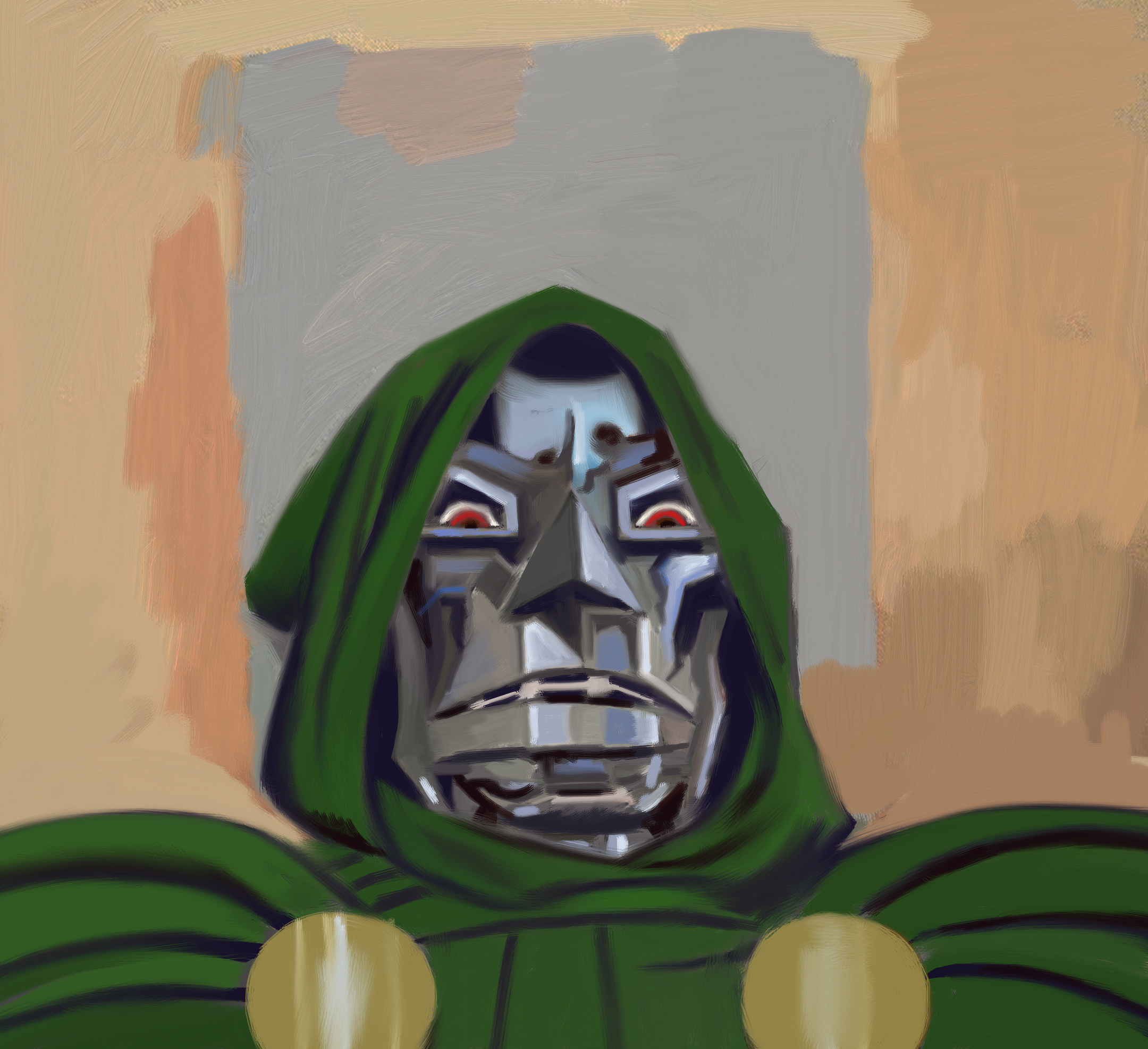 Dr Doom Painting at Explore collection of Dr Doom