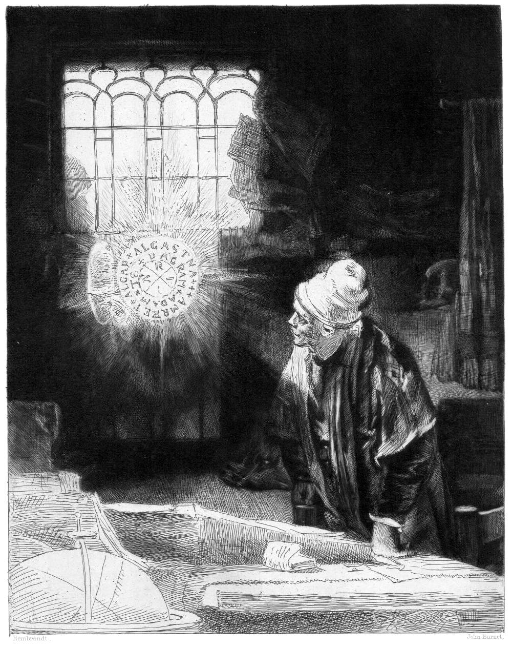 1000x1264 The Project Gutenberg Ebook Of Rembrandt And His Works, By John Burnet - Dr Faust Painting