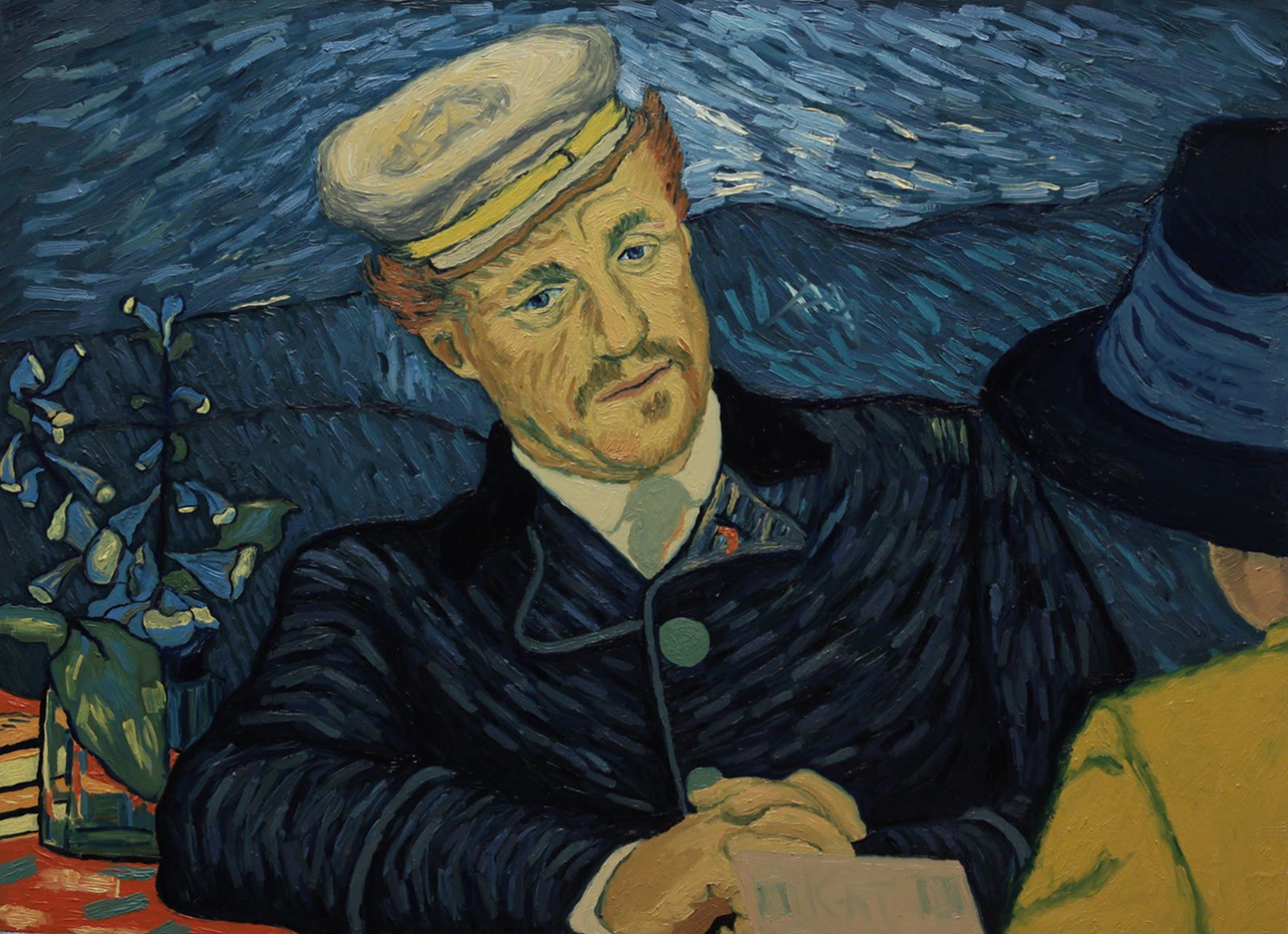 1600x1160 Ahtcast Artist Interview Kat Knutsen Works On The Loving Vincent - Dr Gachet Painting