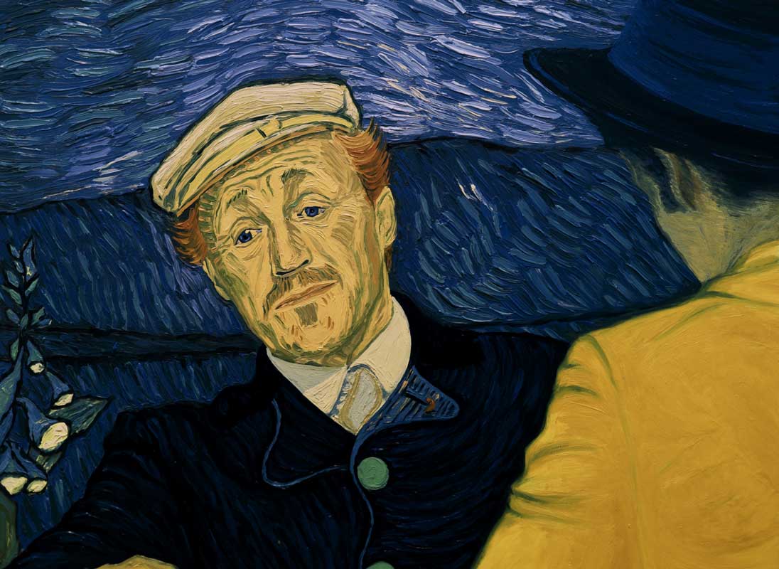 1096x800 Loving Vincent - Dr Gachet Painting