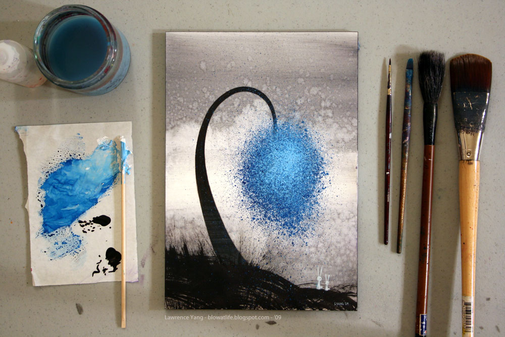 1000x667 Seussian Blue - Dr Seuss Painting