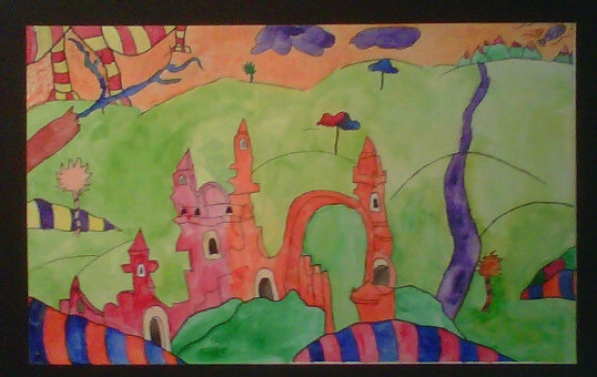 538x340 The Smartteacher Resource Dr. Seuss Watercolor Landscape - Dr Seuss Painting