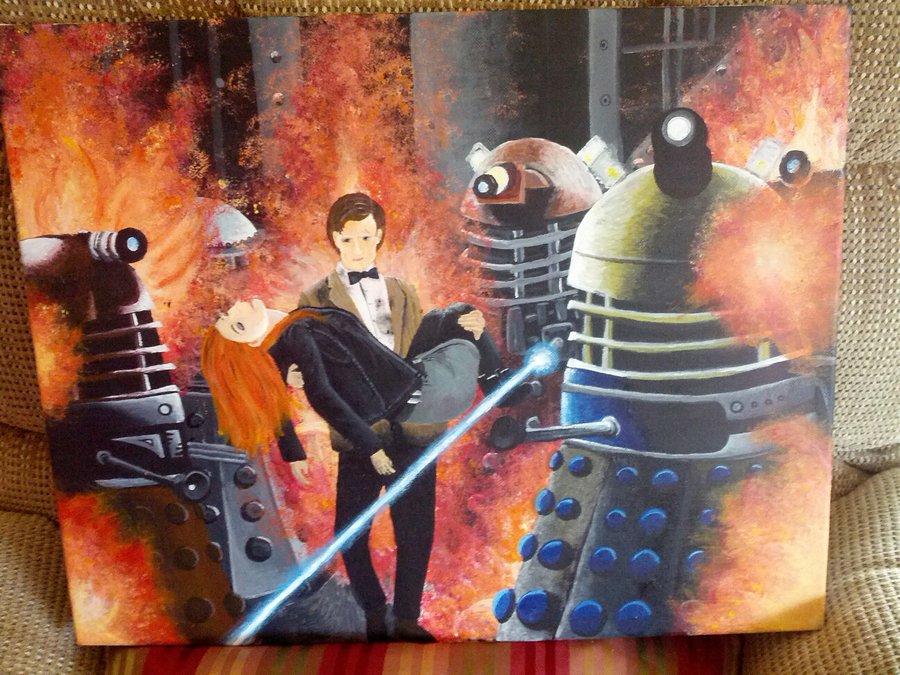 900x675 Dr Who Painting By Gotuckergo - Dr Who Painting