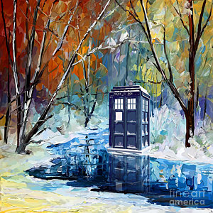 300x300 Eleventh Doctor Art Fine Art America - Dr Who Painting