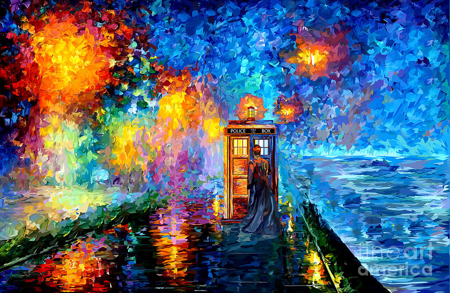 900x586 Tenth Doctor Art Fine Art America Dr Who Painting - Dr Who Painting