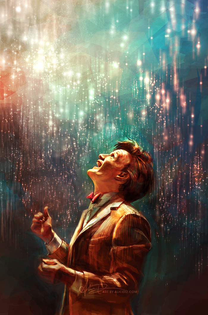 700x1057 The Roar Of Our Stars By Alicexz - Dr Who Painting