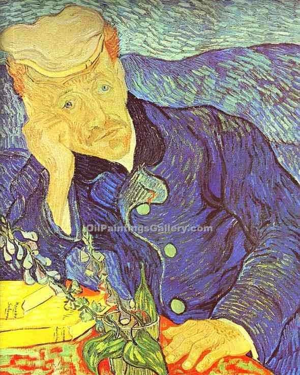 590x737 Portrait Of Dr. Gachet By Vincent Van Gogh (Painting Id Vg 0232 Ka) - Dr Who Van Gogh Painting