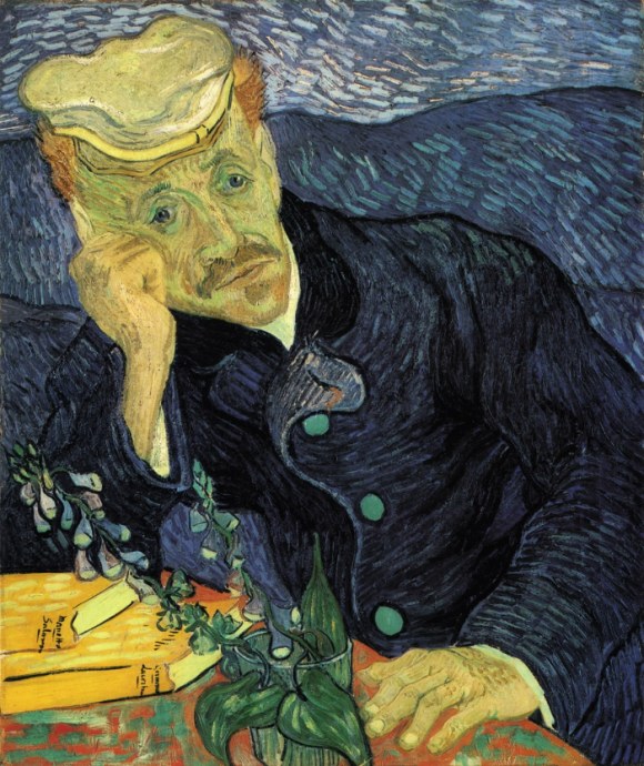 580x690 Vincent Van Gogh The Paintings (Portrait Of Doctor Gachet) - Dr Who Van Gogh Painting