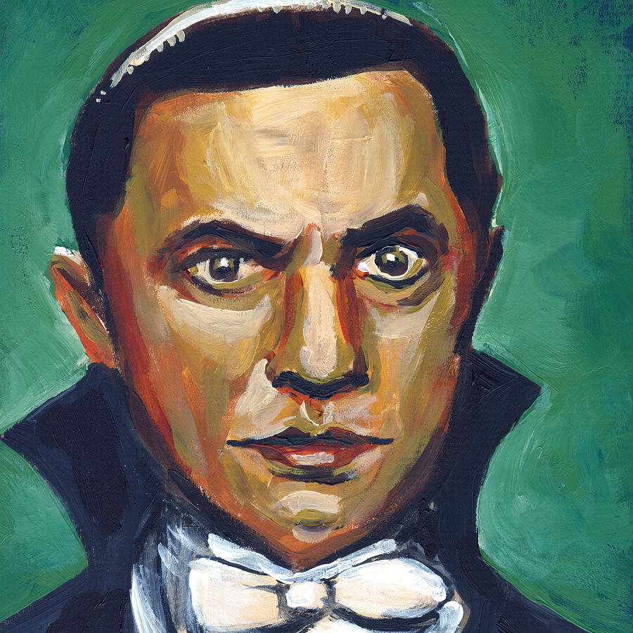 900x900 Dracula 1931 Painting By Buffalo Bonker - Dracula Painting