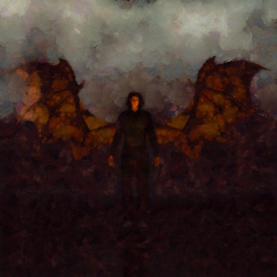 900x900 Dracula Painting By Esoterica Art Agency - Dracula Painting