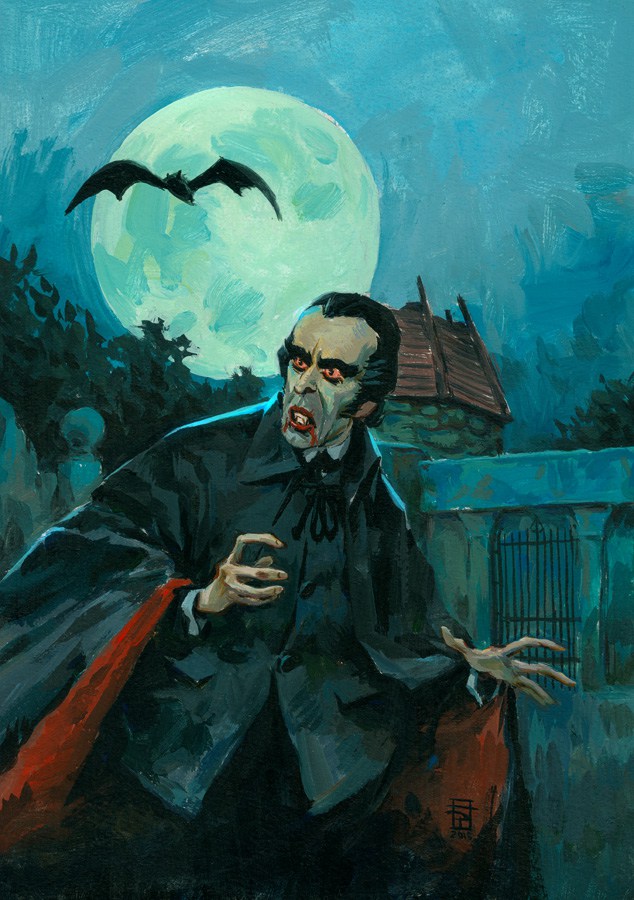 Dracula Painting at PaintingValley.com | Explore collection of Dracula ...