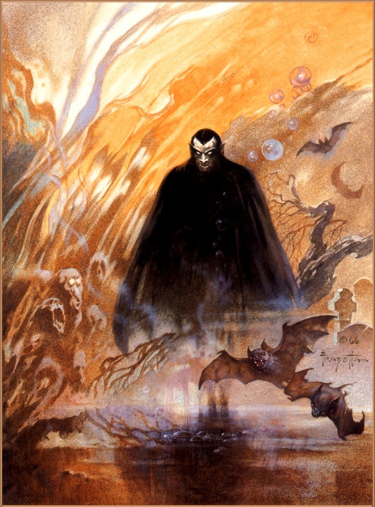 769x1040 Frank Frazetta Count Dracula Painting Best Paintings For Sale - Dracula Painting