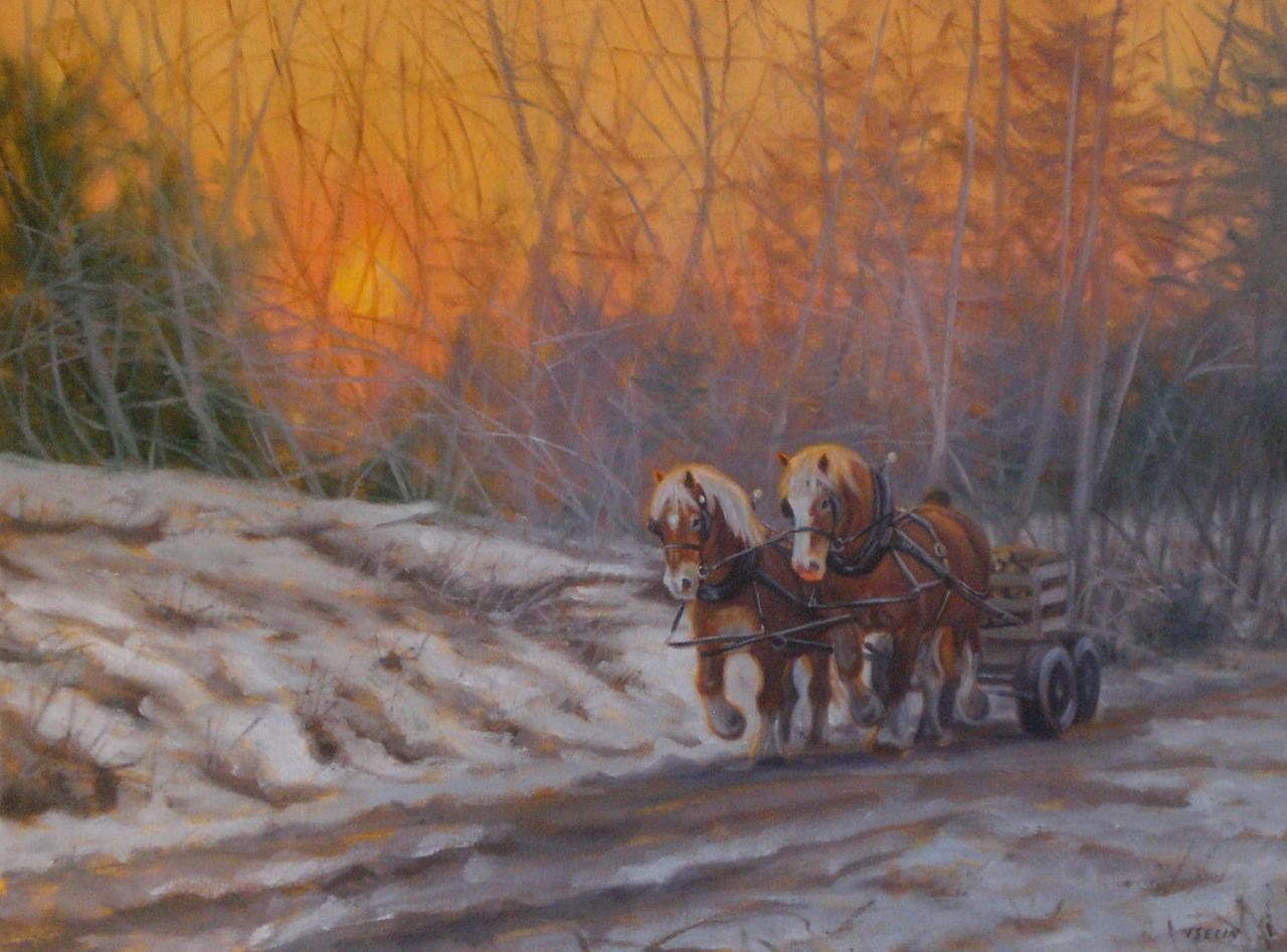 1280x947 Mary Iselin Fine Art - Draft Horse Painting