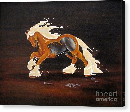 546x472 The Draft Horse Painting By Tia - Draft Horse Painting