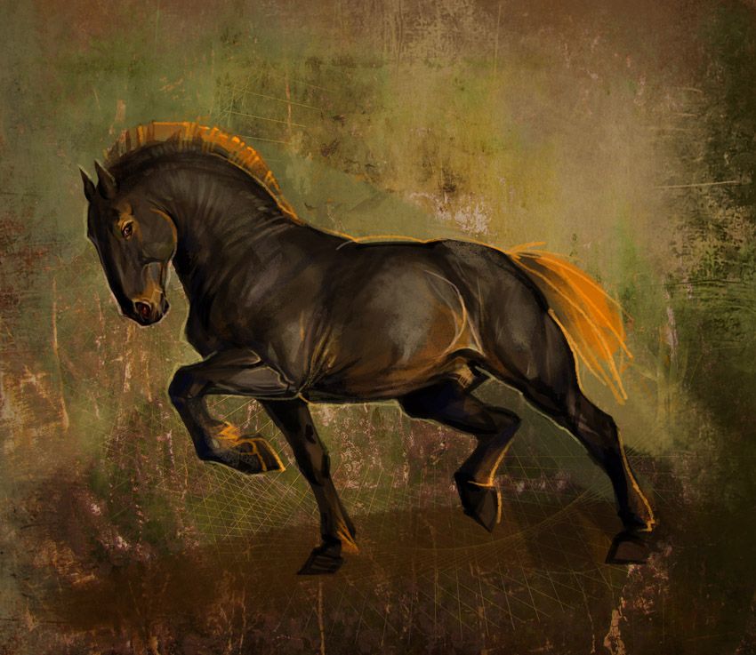 850x737 Child Of Scopas By ~olllga81 On Digital Horse Art - Draft Horse Painting