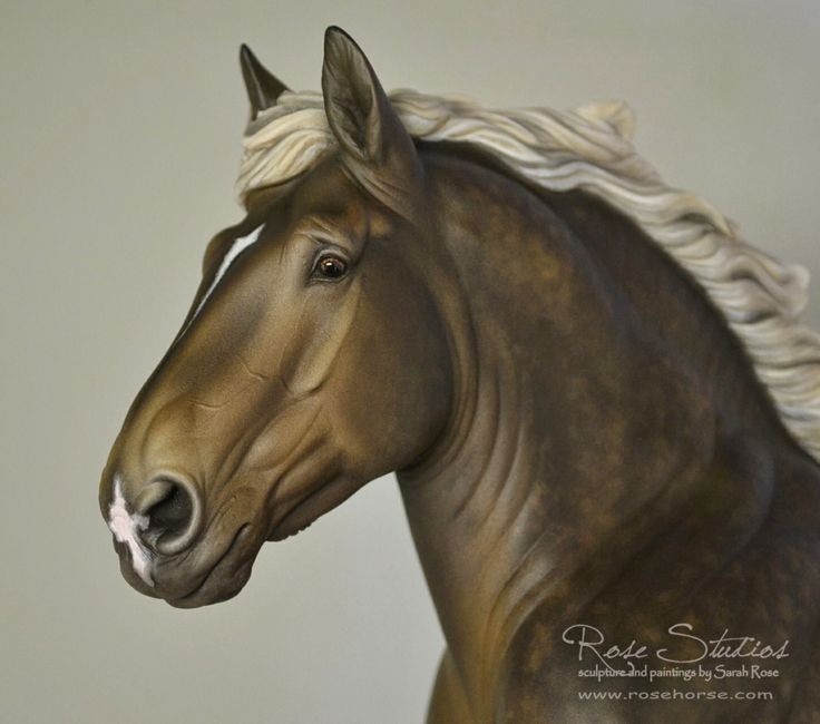 736x650 Sculpting Model Horses - Draft Horse Painting