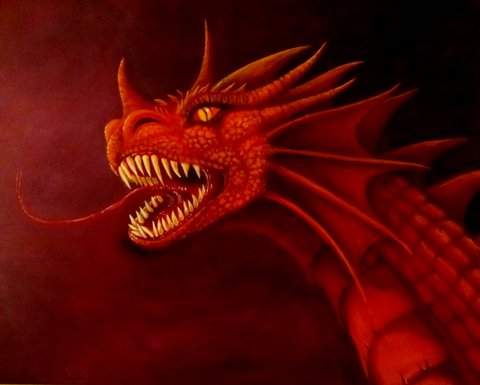 480x385 Dragon Art - Dragon Art Painting