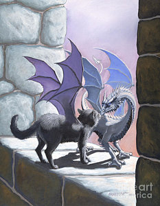 233x300 Dragon Paintings Fine Art America - Dragon Art Painting