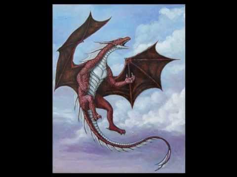 480x360 Painting A Red Dragon (Oil) - Dragon Art Painting