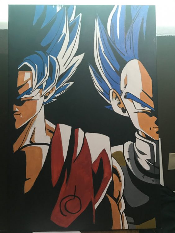 563x750 6 Must Have Pieces Of Dragon Ball Z Artwork - Dragon Ball Super Painting