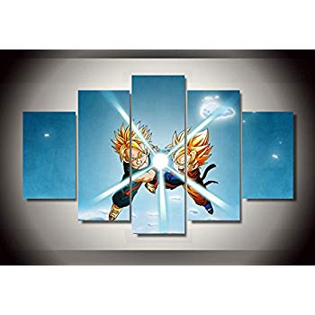 350x350 Dragon Ball Z Custom Gallery Wrapped Wall Art Decor - Dragon Ball Super Painting