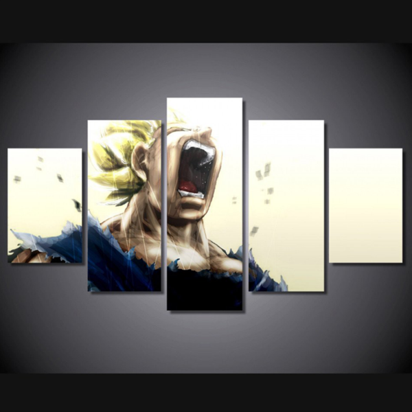 600x600 Hd Printed Limited Edition Dragon Ball Z Canvas - Dragon Ball Z Canvas Painting