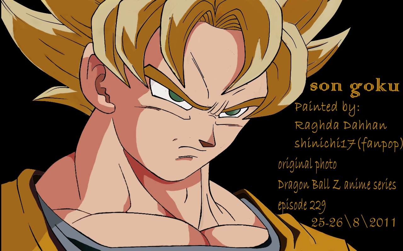 1280x800 Image - Dragon Ball Z Goku Painting