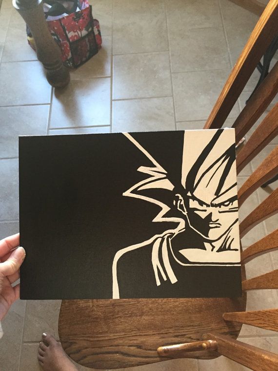 570x760 Goku Dragon Ball Z Painted Video Game Character By Simpleswank - Dragon Ball Z Painting