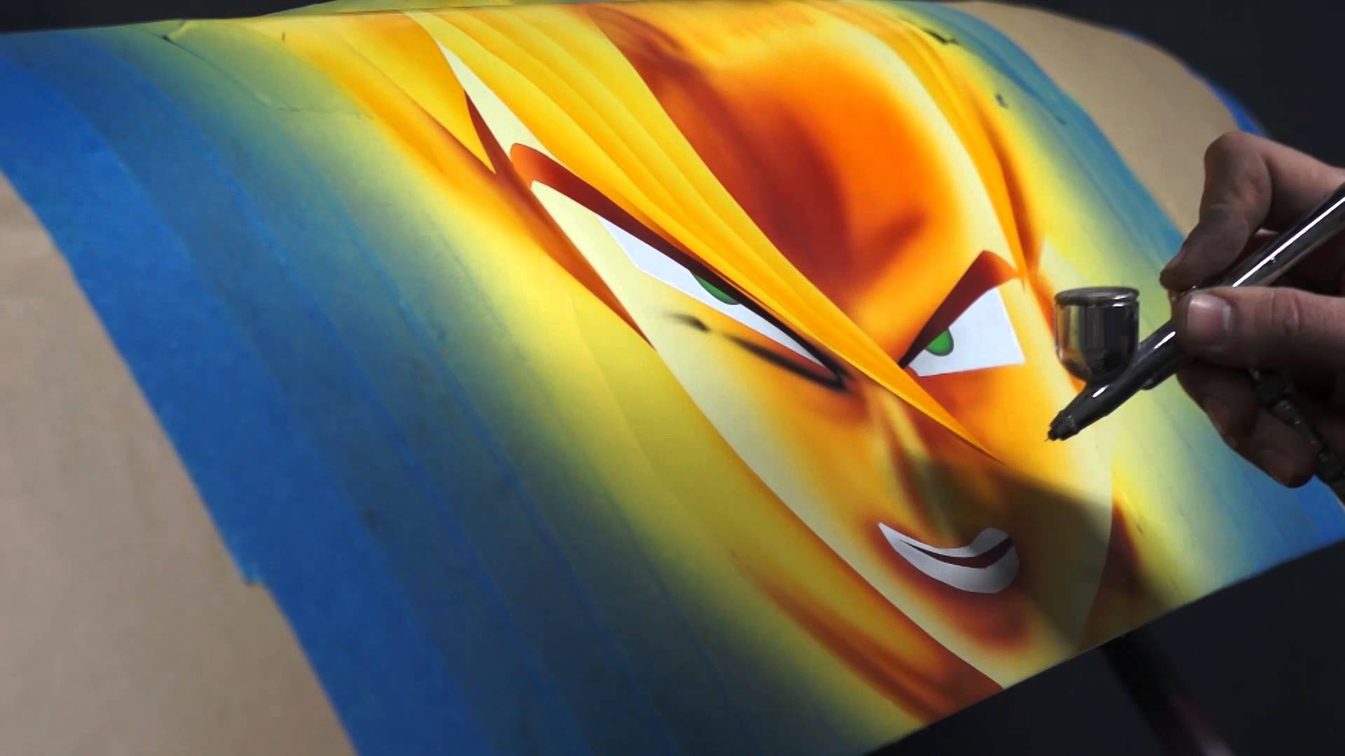 1920x1080 Honda Civic Dragon Ball Z - Dragon Ball Z Painting
