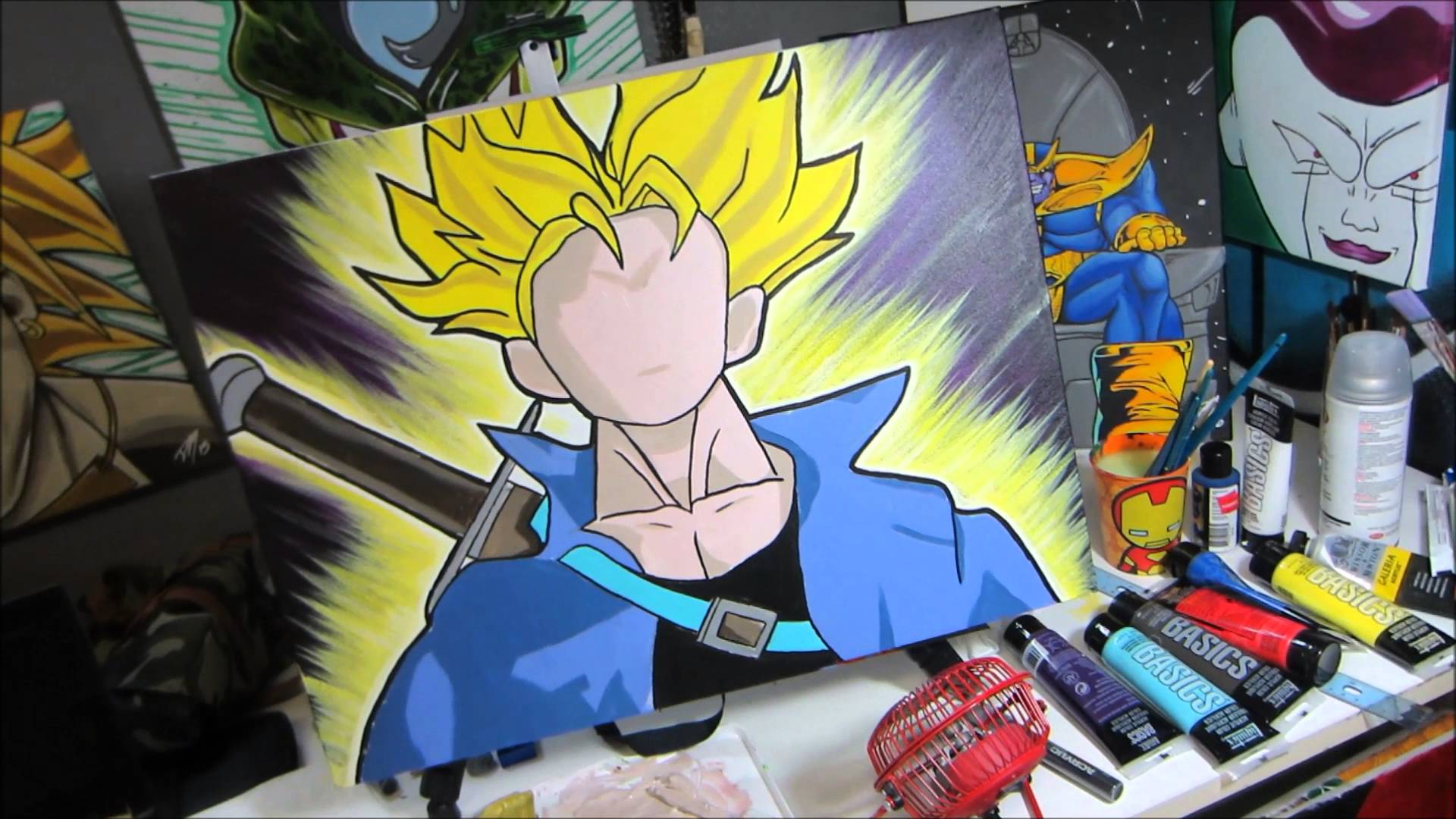 1920x1080 Speed Paint - Dragon Ball Z Painting