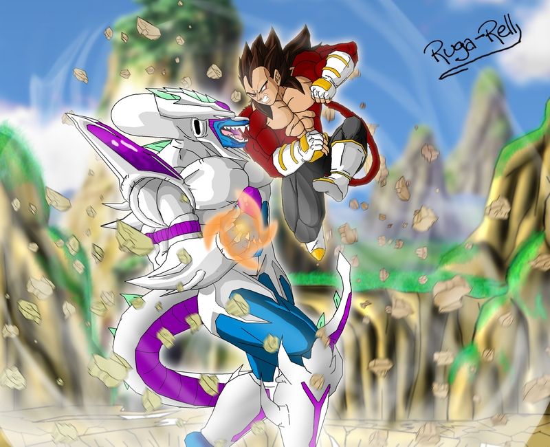 800x650 Paintings Video Games Vegeta Movies Versus Dragon Ball Kai Digital - Dragon Ball Z Painting