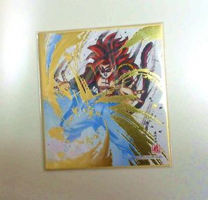 300x289 Bandai Dragon Ball Shikishi Art4 4 Gold Foil Son Goku Dragonball Z - Dragon Ball Z Painting