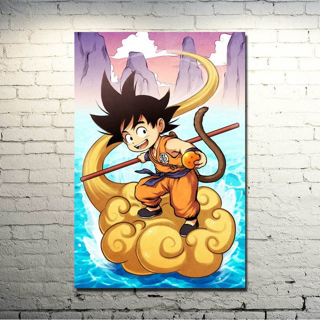640x640 Goku Dragon Ball Z 2015 Anime Game Art Silk Fabric Poster Print - Dragon Ball Z Painting Games