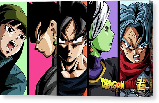 546x353 Dragon Ball Super Canvas Prints Fine Art America - Dragon Ball Z Painting Games