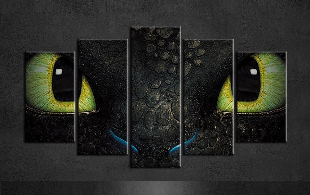1000x628 Online Shop How To Train Your Dragon Wall Painting Canvas Art - Dragon Canvas Painting