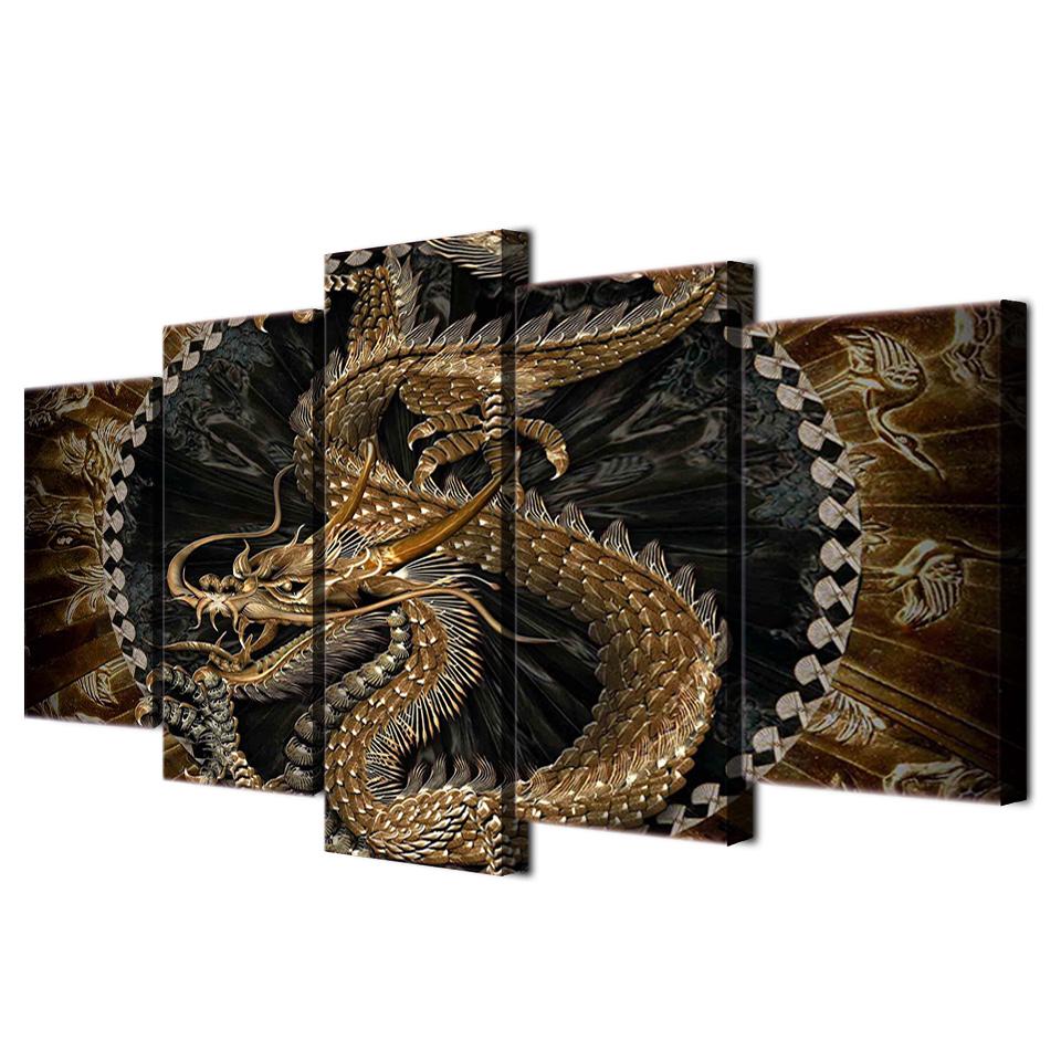 960x960 Spiritual Dragon Canvas Wall Art Mypassionsclub - Dragon Canvas Painting