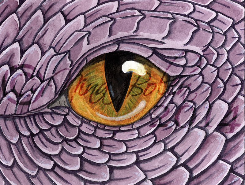 800x605 Purple Dragon Eye Watercolor Painting By The Goblinqueen - Dragon Eye Painting