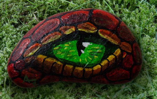 553x349 Red Dragon Eye - Dragon Eye Painting