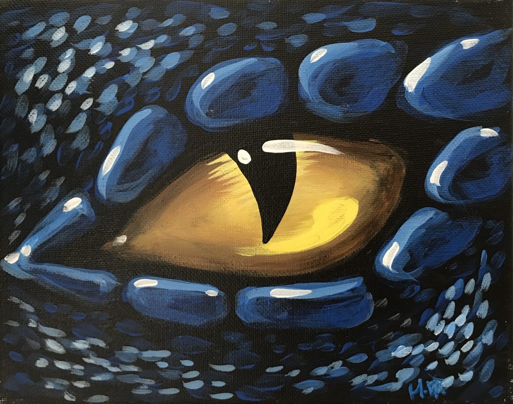 1024x808 Dragon Eye @ The Twisted Cow Art Rave Inc. - Dragon Eye Painting