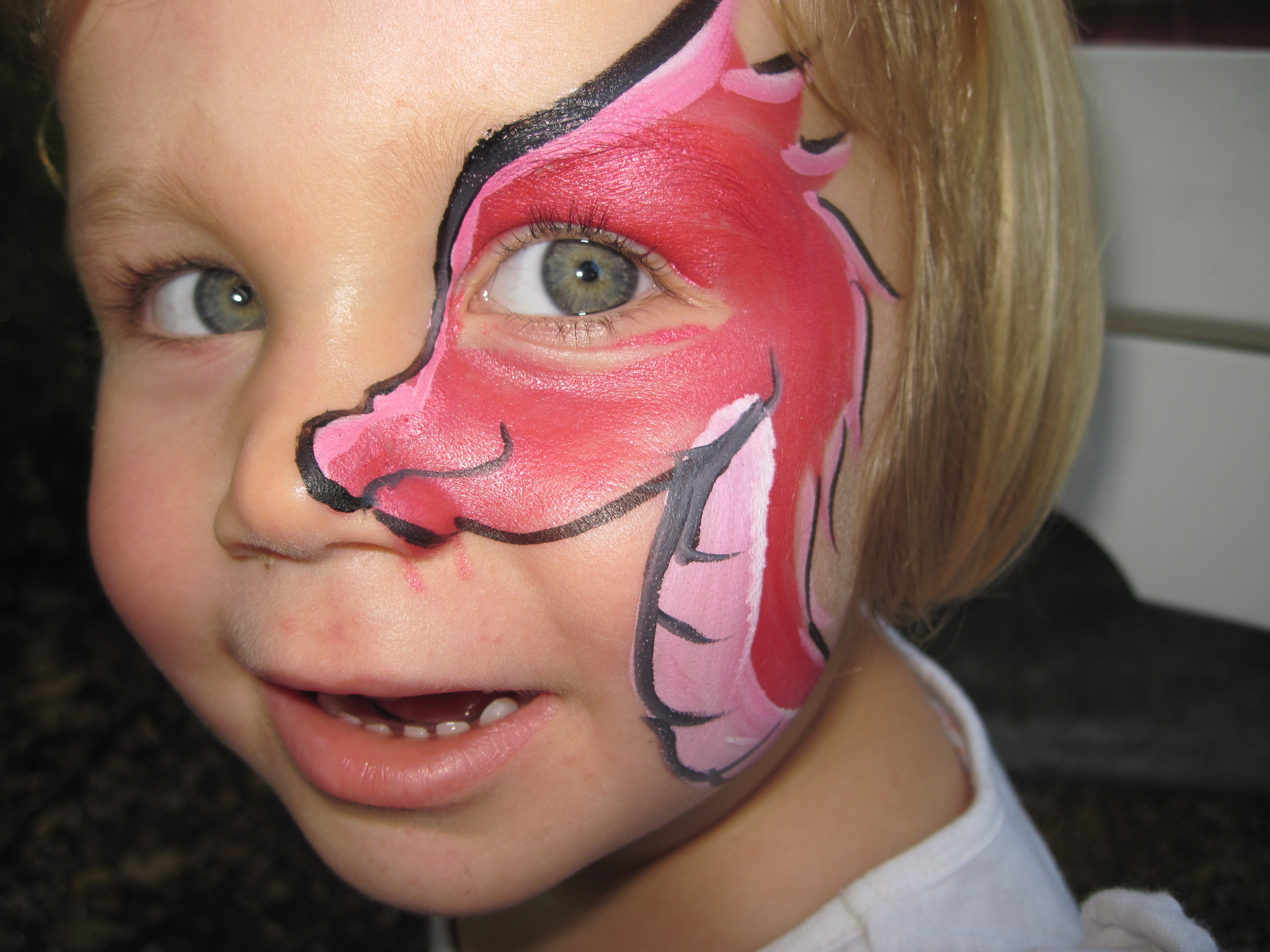 4000x3000 Weekend Of Face Painting Woo Who! - Dragon Face Painting
