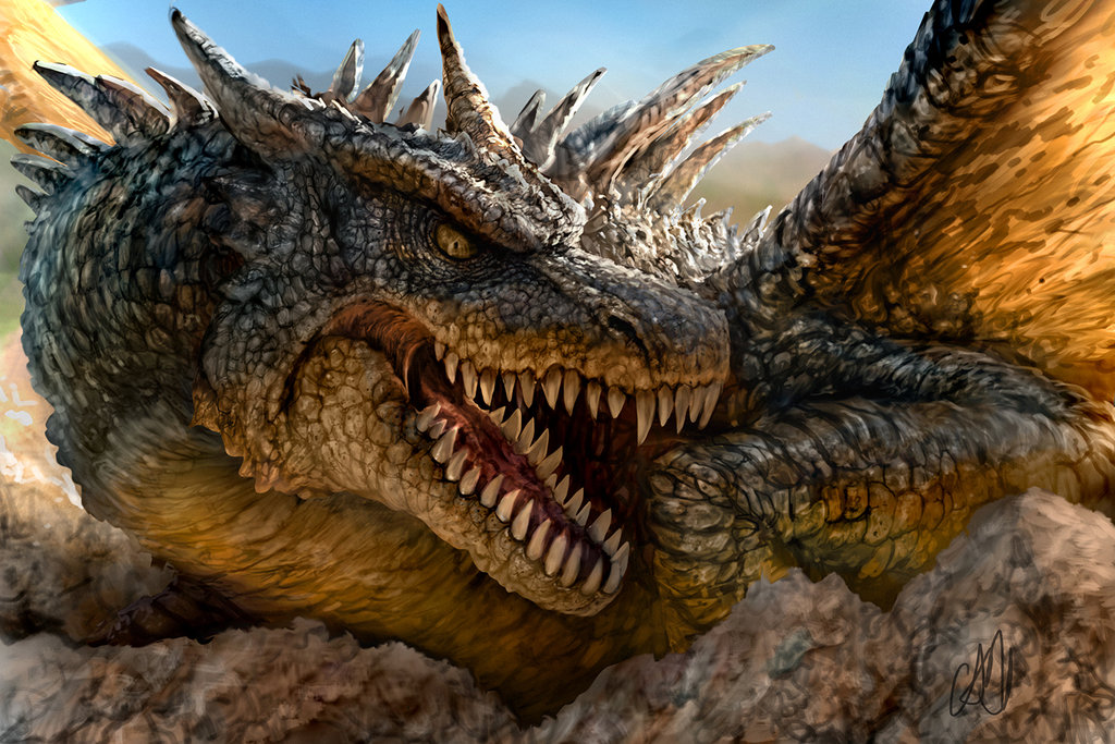 1024x683 Digital Dragon Painting - Dragon Painting