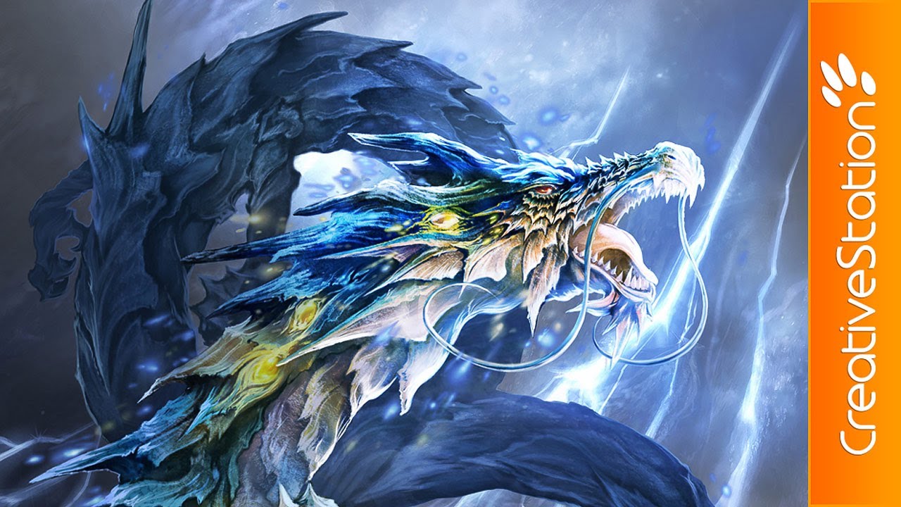 1280x720 Dragon - Dragon Painting