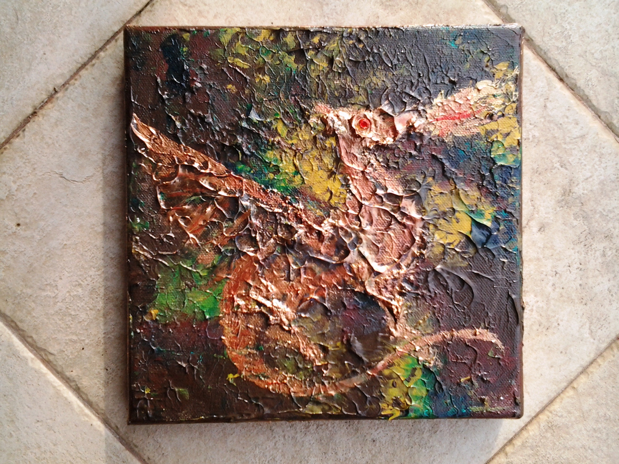 2048x1536 Earth Dragon Acrylic Painting Josipa's Art - Dragon Painting Acrylic