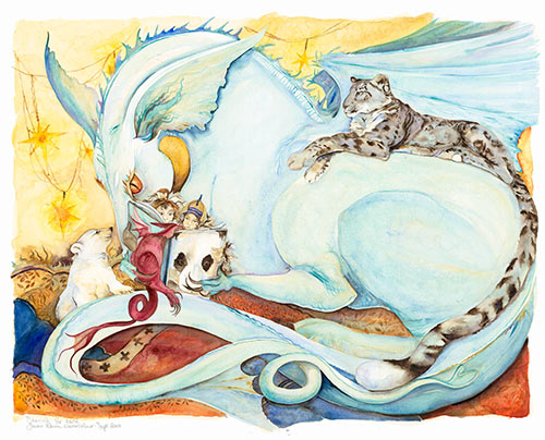 500x404 Kntr Offers Jackie Morris Fine Art Prints! Kids Need To Read - Dragon Painting For Kids
