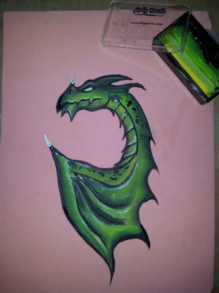 720x960 Very Detailed Dragon That Would Be A Great Eye Design Face - Dragon Painting For Kids