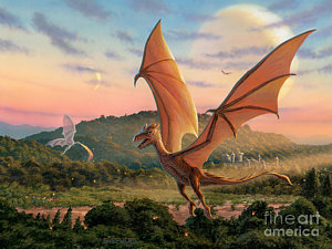 300x225 Dragon Paintings Fine Art America - Dragon Painting Images