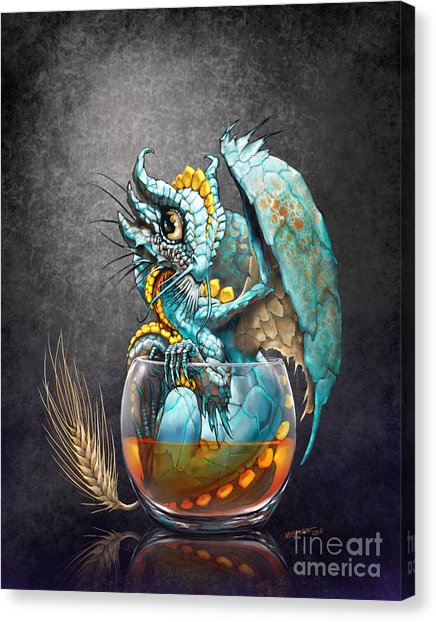 436x622 Dragon Canvas Prints Fine Art America - Dragon Painting On Canvas