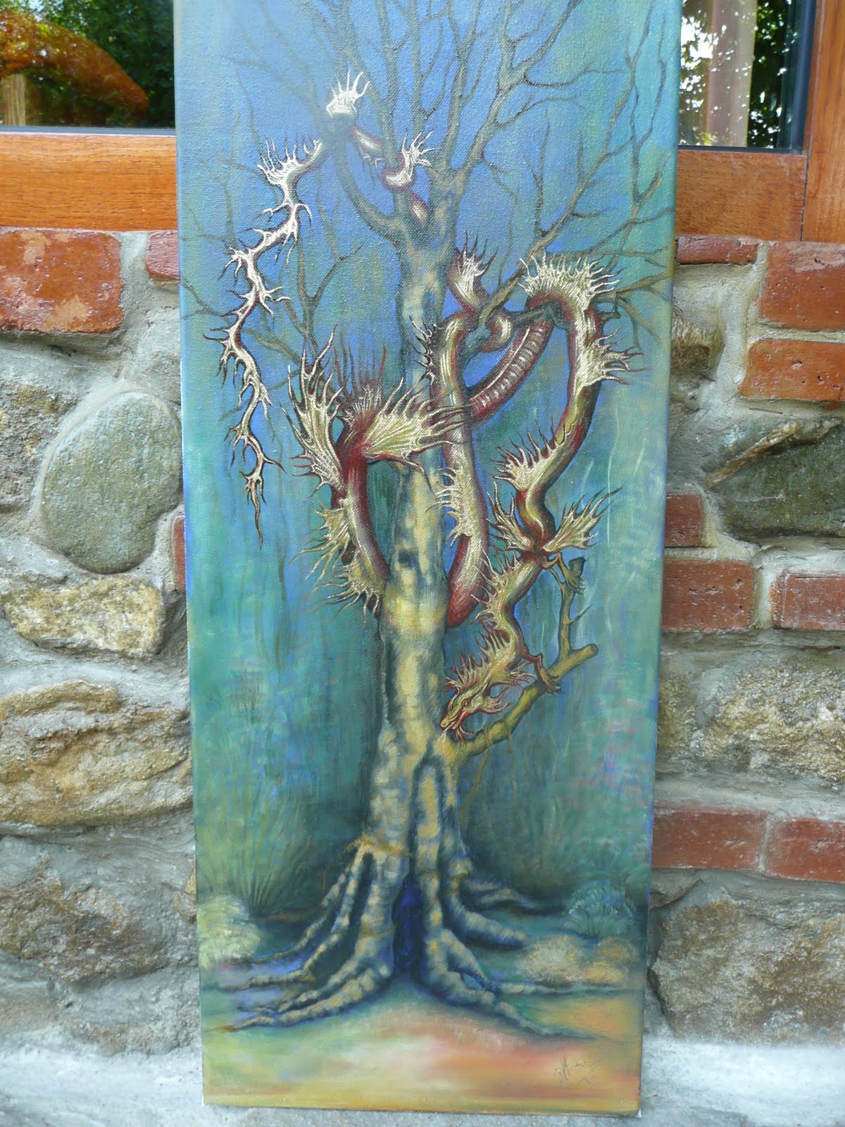 1200x1600 Dragon Painting - Dragon Painting On Canvas