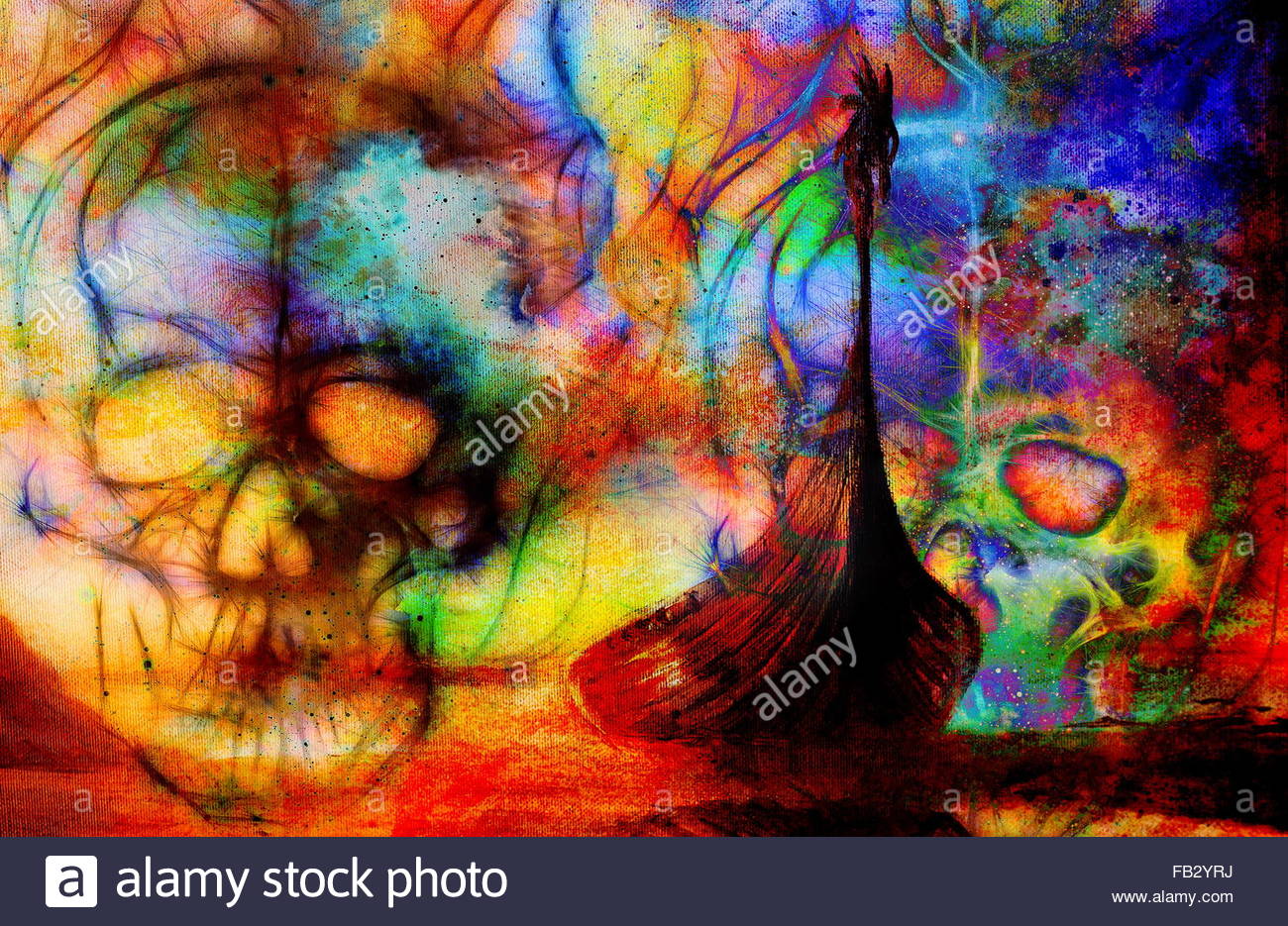 1300x935 Viking Boat On The Beach, Painting On Canvas, Boat With Wood - Dragon Painting On Canvas