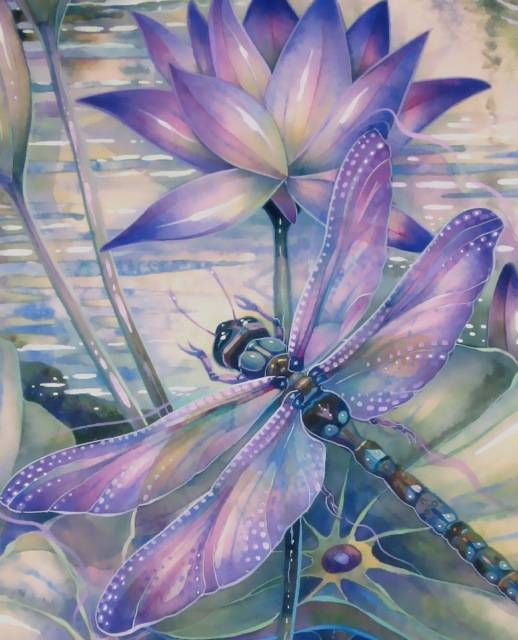 518x640 To Paint Them And What They Signify! A New Art - Dragonfly Painting